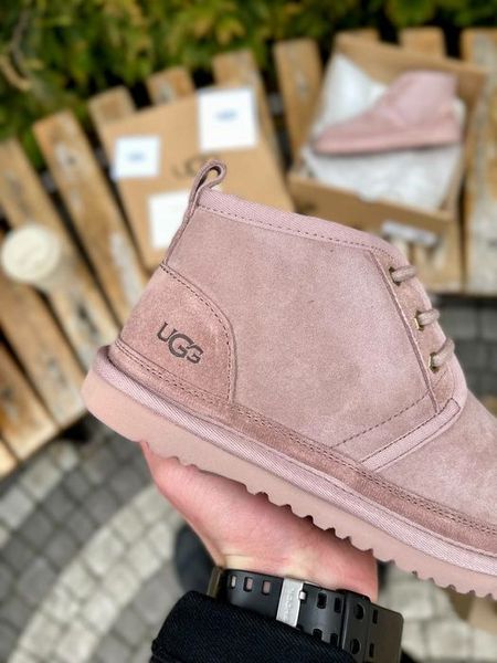 UGG Australia США Neumel Pink Suede II рожеві натуральні зимові ньюмель Угг Австралія - Розмір 35 (US 4) 2111445 фото