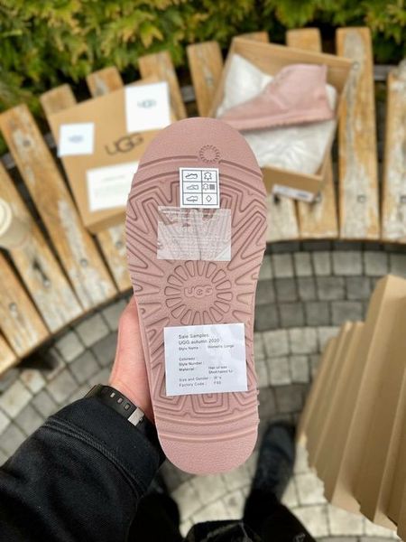 UGG Australia США Neumel Pink Suede II рожеві натуральні зимові ньюмель Угг Австралія - Розмір 35 (US 4) 2111445 фото