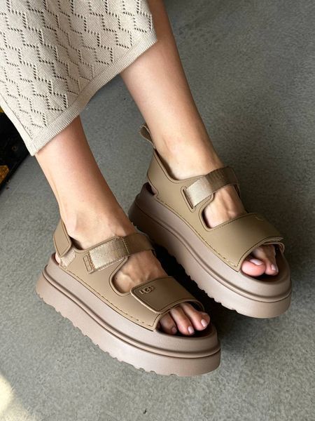 UGG Australia США Goldenglow Sandals Brown Уггі сандалі на платформі коричневі Австралія - Розмір 35 (US 4) 10718145711 фото