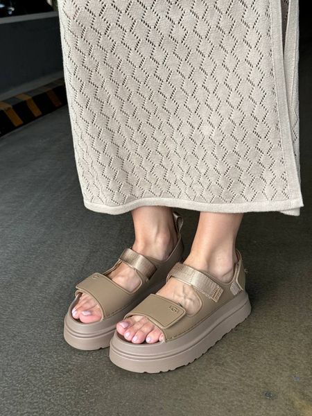 UGG Australia США Goldenglow Sandals Brown Уггі сандалі на платформі коричневі Австралія - Розмір 35 (US 4) 10718145711 фото