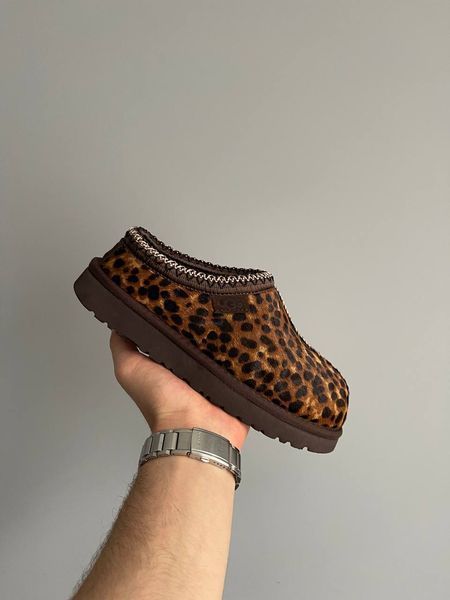 UGG Australia США Tazz Slipper Tasman Caspian Burnt Cedar Уггі леопардові замшеві Австралія - Розмір 35 (US 4) 1016222695 фото