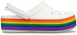 Crocs Оригінал Crocband™ Platform Clog Light Raibow Жіночі Крокс США (205434) - 36 (Стопа 22.5-23.2см) M4/W6 100392 фото 4