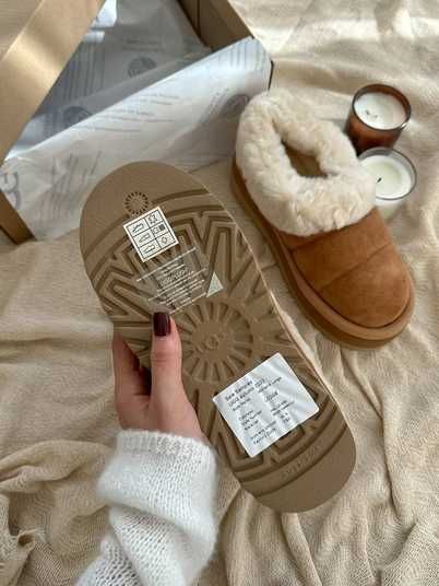 Купити UGG Australia США Slipper Tazzlita Chestnut Уггі з хутром