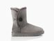 UGG Australia Short Bailey Button II Серый цільна овчина Угг Австралия - Розмір 35 (US 4) 2110452 фото 6