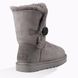 UGG Australia Short Bailey Button II Серый цільна овчина Угг Австралия - Розмір 35 (US 4) 2110452 фото 2