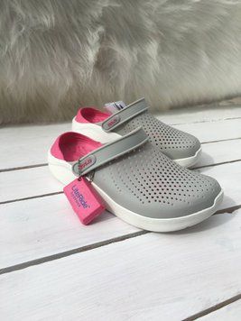 Crocs Оригінал LiteRide &trade; Clog Pearl / WhiteЖіночі Крокс США (204592) - 36 (Стопа 22.5-23.2см) M4/W6 100678 фото