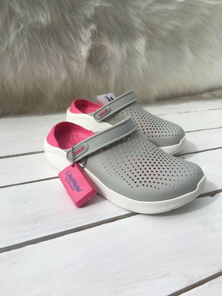 Crocs Оригінал LiteRide ™ Clog Pearl / WhiteЖіночі Крокс США (204592) - 36 (Стопа 22.5-23.2см) M4/W6 100678 фото