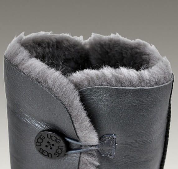 UGG Australia США Leather Tall Triplet Серый натуральні Угг Австралия - Розмір 35 (US 4) 2110679 фото