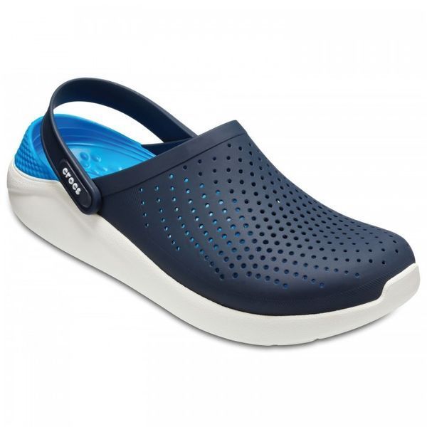 Crocs Оригінал LiteRide &trade; Clog Navy/White Сині біла підошва Чоловічі та Жіночі Крокс США - 36 (Стопа 22.5-23.2см) M4/W6 9976957 фото