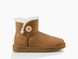 UGG Australia США Mini Bailey Button II Рыжий цільна овчина мини Угг Австралия - Розмір 35 (US 4) 2110265 фото 6