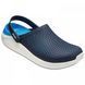 Crocs Оригінал LiteRide &trade; Clog Navy/White Сині біла підошва Чоловічі та Жіночі Крокс США - 36 (Стопа 22.5-23.2см) M4/W6 9976957 фото 4