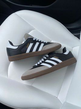 США Adidas Humanrace Samba Brown жіночі, чоловічі шкіряні якісні кросівки Адідас Самба коричневі - Розмір 36 (US 5) 11167969 фото