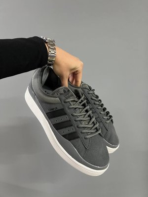 США Adidas Campus xx BAD BUNNY Gray чоловічі шкіряні якісні кросівки Адідас Кампус сірі - Розмір 36 (US 5) 11167469 фото