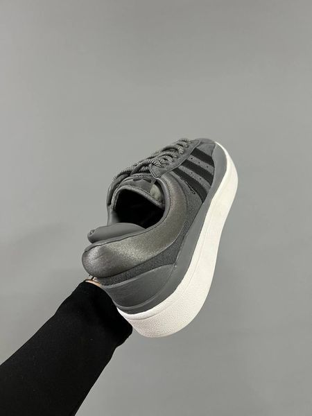 США Adidas Campus xx BAD BUNNY Gray чоловічі шкіряні якісні кросівки Адідас Кампус сірі - Розмір 36 (US 5) 11167469 фото