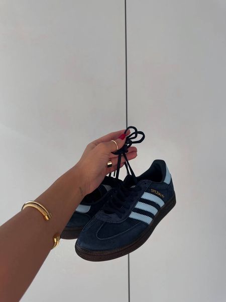 США Adidas Spezial Blue жіночі, чоловічі шкіряні якісні кросівки Адідас Спезіал сині - Розмір 36 (US 5) 11167869 фото