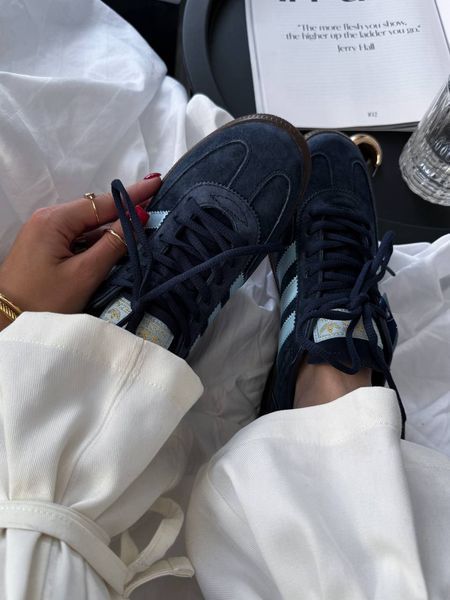США Adidas Spezial Blue жіночі, чоловічі шкіряні якісні кросівки Адідас Спезіал сині - Розмір 36 (US 5) 11167869 фото