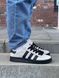 США Adidas Campus 00s Grey Black чоловічі шкіряні якісні кросівки Адідас Кампус чорно сірі - Розмір 36 (US 5) 11167669 фото 8