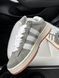 США Adidas Campus 00s SILVER WHITE жіночі, чоловічі шкіряні якісні кросівки Адідас Кампус сірі/білі - Розмір 36 (US 5) 11167619 фото 1