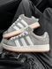 США Adidas Campus 00s SILVER WHITE жіночі, чоловічі шкіряні якісні кросівки Адідас Кампус сірі/білі - Розмір 36 (US 5) 11167619 фото 9