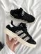 США Adidas Campus 00s Leo Black жіночі, чоловічі шкіряні якісні кросівки Адідас Кампус чорні леопард - Розмір 36 (US 5) 11167569 фото 3