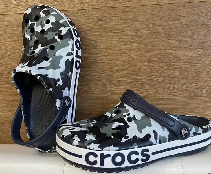 Crocs Оригінал Bayaband™ Clog Graphic Чорні Крокс США (205089) - 36 (Стопа 22.5-23.2см) M4/W6 100037 фото