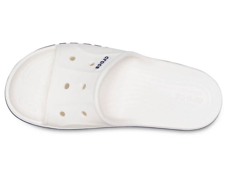 Crocs Оригінал Bayaband™ Slide White білі напис Чоловічі Жіночі Сабо Шльопанці Крокс Оригінал США (205393-13) - 36 (Стопа 22.5-23.2см) M4/W6 105436 фото