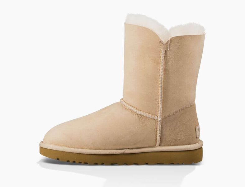 UGG Australia Short Bailey Button II Песок цільна овчина Угг Австралия - Розмір 35 (US 4) 2110463 фото