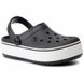 Crocs Оригінал Crocband ™ Platform Clog Black/White Білі Жіночі Крокс США (205434) - 36 (Стопа 22.5-23.2см) M4/W6 100795 фото 4