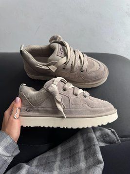 UGG Australia США Slipper Lo Lowmel Sneaker Grey Уггі кросівки без хутра сірі замшеві Австралія - Розмір 35 (US 4) 1016222855 фото