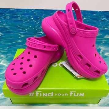 Crocs Оригінал Classic &trade; Bae Clog Electric Pink Жіночі Крокс США (206302) - 36 (Стопа 22.5-23.2см) M4/W6 100692 фото