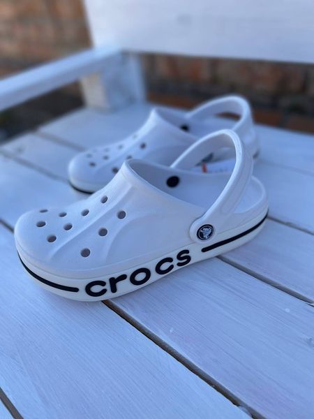 Crocs Оригінал Bayaband™ Clog Білі Чоловічі та Жіночі Крокс США (205089) - 36 (Стопа 22.5-23.2см) M4/W6 99955 фото