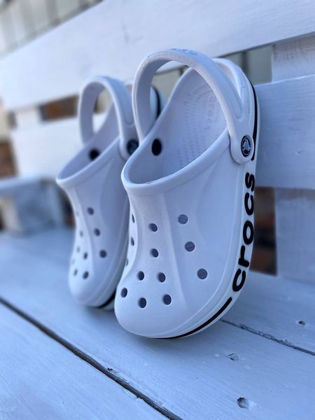 Crocs Оригінал Bayaband™ Clog Білі Чоловічі та Жіночі Крокс США (205089) - 36 (Стопа 22.5-23.2см) M4/W6 99955 фото