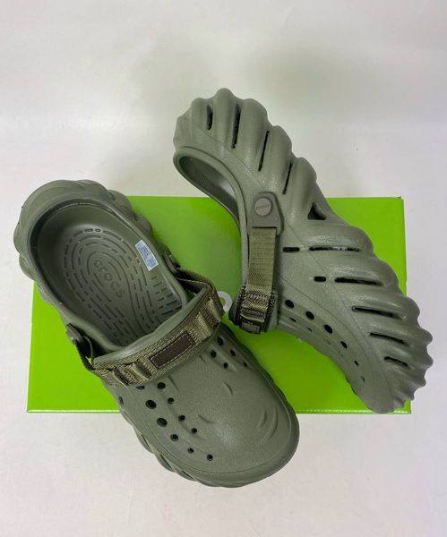 Crocs Оригінал ECHO CLOG Desert Army Зелені Крокс США (1670855292-3) - 40-41 (Стопа 25.9-26.7см) M8/W10 113958 фото