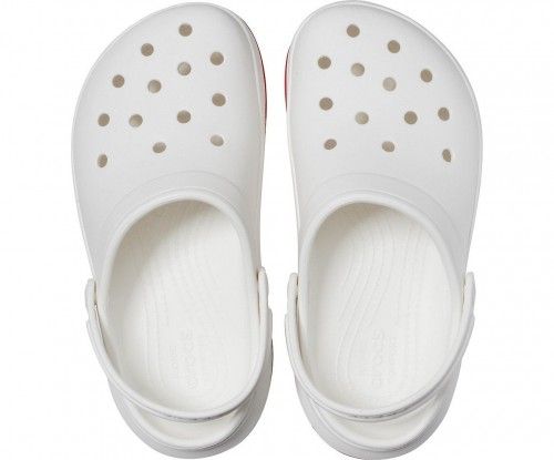 Crocs Оригінал Crocband™ Full Force Clog Білі Чоловічі та Жіночі Крокс США (206122) - 36 (Стопа 22.5-23.2см) M4/W6 100310 фото