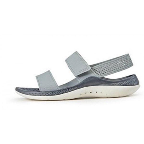 Crocs Оригінал Жіночі Сандалі Крокс Sandal Literide 360 Light Grey/Slate Grey Сірі (2050899) - 36 (Стопа 22.5-23.2см) M4/W6 112892 фото