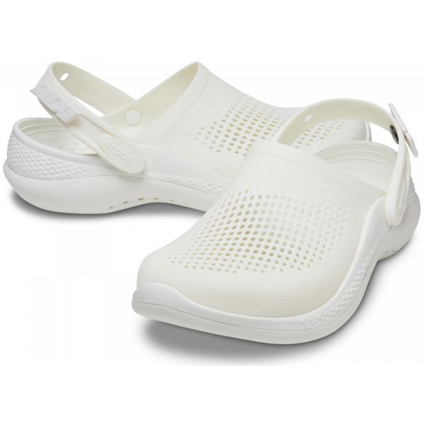 Crocs Оригінал LiteRide 360 &trade; білі та біла підошва Almost White 2022 Чоловічі Жіночі Крокс США (204592-32) - 36 (Стопа 22.5-23.2см) M4/W6 104415 фото