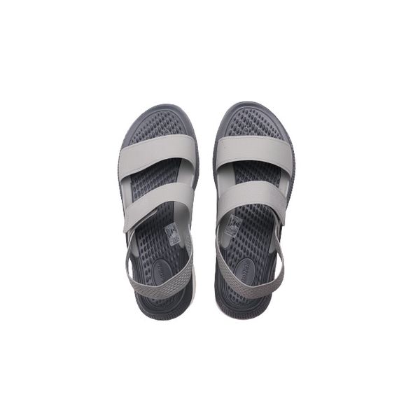 Crocs Оригінал Жіночі Сандалі Крокс Sandal Literide 360 Light Grey/Slate Grey Сірі (2050899) - 36 (Стопа 22.5-23.2см) M4/W6 112892 фото