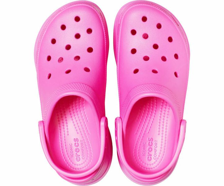 Crocs Оригінал Classic ™ Bae Clog Electric Pink Жіночі Крокс США (206302) - 36 (Стопа 22.5-23.2см) M4/W6 100692 фото