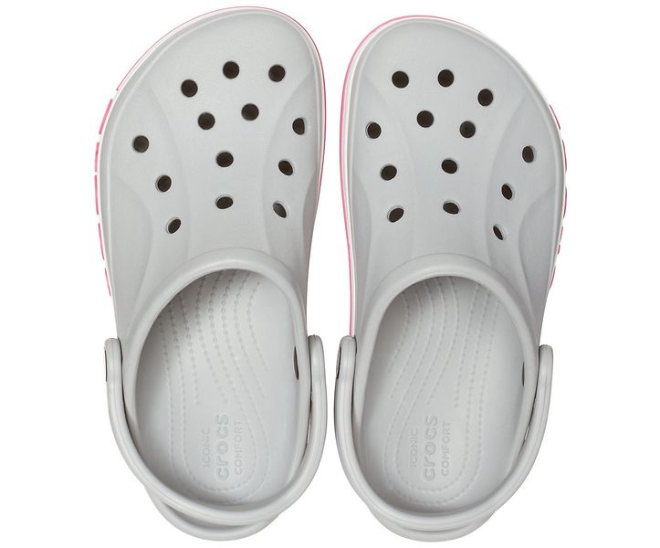 Crocs Оригінал Bayaband Light Grey / Candy Pink Крокс США (205089) - 36 (Стопа 22.5-23.2см) M4/W6 112022 фото