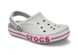 Crocs Оригінал Bayaband Light Grey / Candy Pink Крокс США (205089) - 36 (Стопа 22.5-23.2см) M4/W6 112022 фото 5