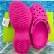 Crocs Оригінал Classic ™ Bae Clog Electric Pink Жіночі Крокс США (206302) - 36 (Стопа 22.5-23.2см) M4/W6 100692 фото 3