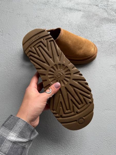 UGG Australia США Slipper Goldencoast Clog Chestnut Уггі шльопки без хутра руді замшеві Австралія - Розмір 42 (US 9) 1016222907 фото