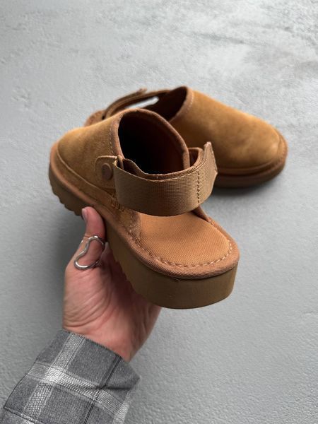 UGG Australia США Slipper Goldencoast Clog Chestnut Уггі шльопки без хутра руді замшеві Австралія - Розмір 42 (US 9) 1016222907 фото