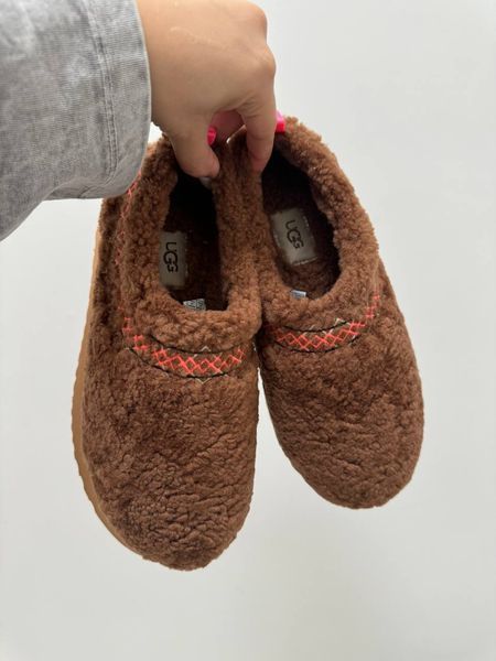 UGG Australia США Tasman Platform Tazz Slipper Heritage Braid Hardwoodi Уггі тасман тас платформа коричневі руді замшеві Австралія - Розмір 35 (US 4) 2110100698 фото