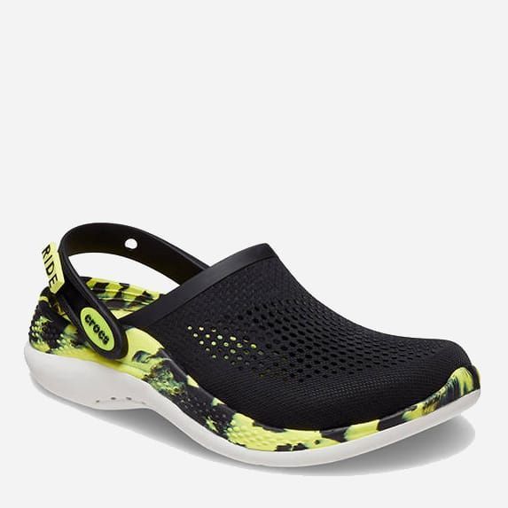 Crocs Оригінал LiteRide 360 &trade; чорні із зеленим і біла підошва Citrus 2022 Чоловічі Жіночі Крокс США (204592-26) - 36 (Стопа 22.5-23.2см) M4/W6 104325 фото