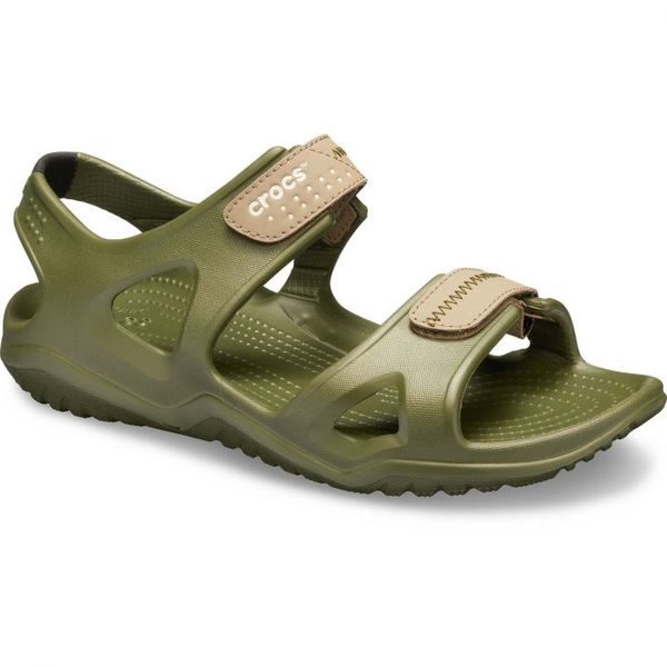 Crocs Оригінал Swiftwater River ™ Sandal Haki Чоловічі Крокс США (203965) - 36 (Стопа 22.5-23.2см) M4/W6 100220 фото