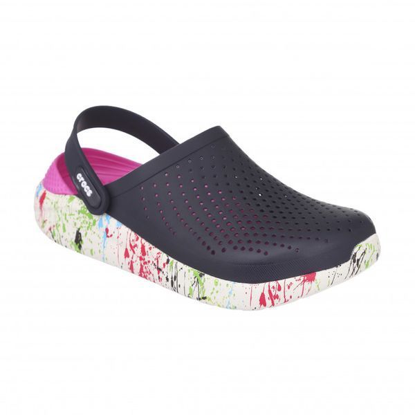 Crocs Оригінал LiteRide &trade; Clog&nbsp;Dazzle Сині кольорова підошва Чоловічі та Жіночі Крокс США - 36 (Стопа 22.5-23.2см) M4/W6 9976917 фото